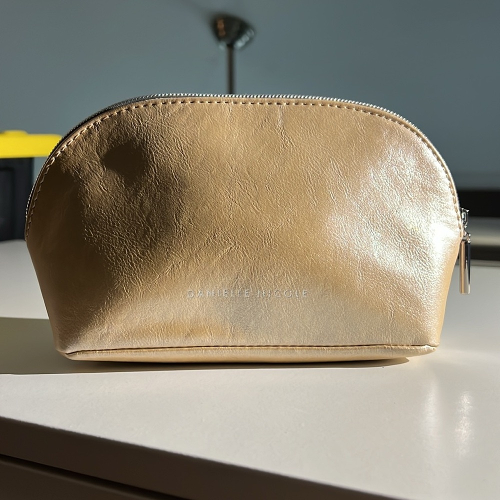 Danielle Nicole Disney Beauty and the Beast Cogsworth Makeup Bag - Picture 2 of 5